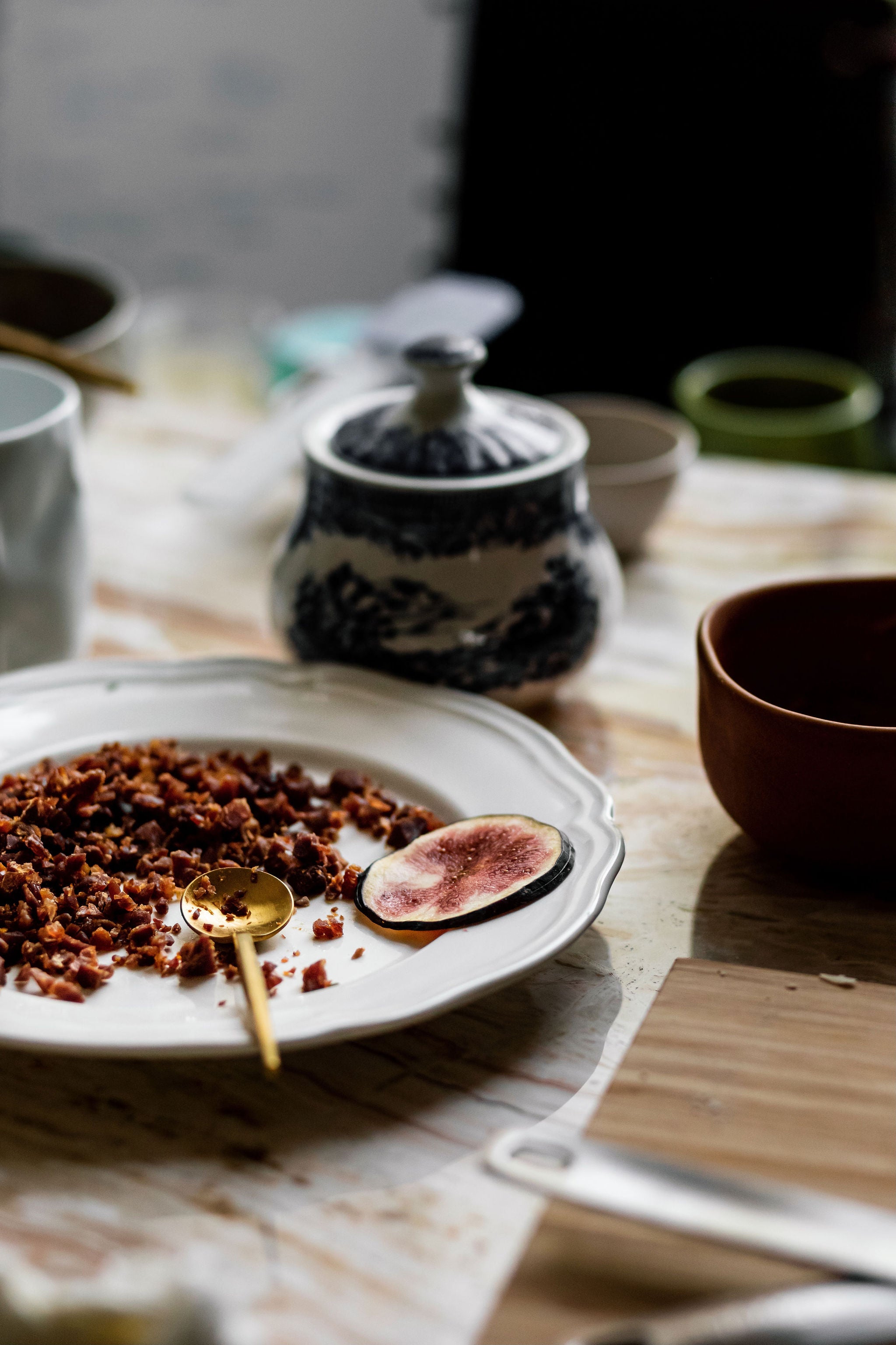 closeup of food on a plate