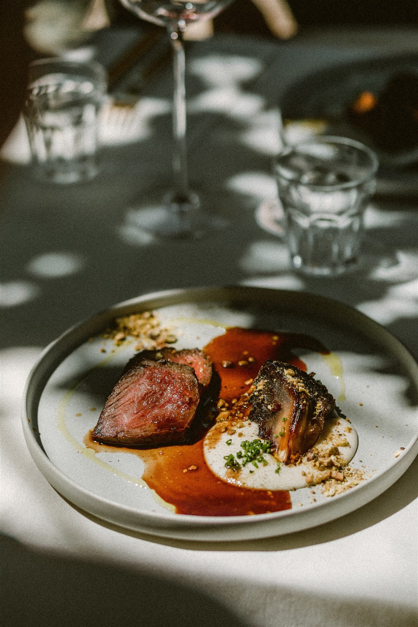 closeup of meal on plate