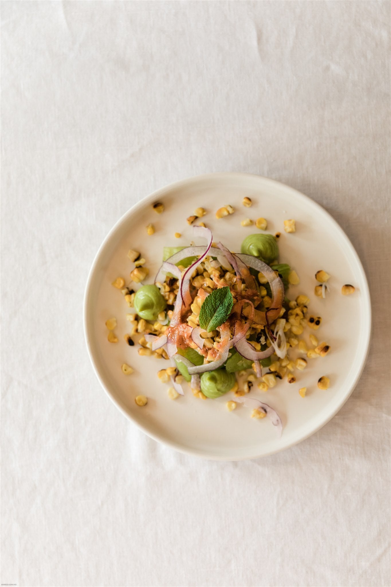 closeup of meal on plate